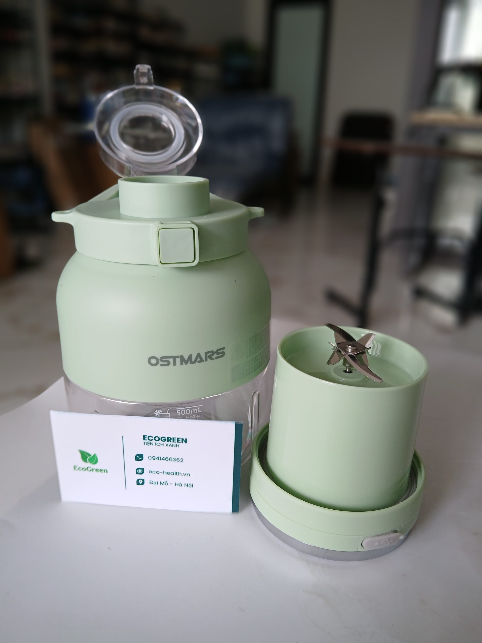 Máy Xay Sinh Tố cầm tay sạc tích điện OSTMARS, máy xay hoa quả mini