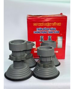 {Ship hoả tốc Hà Nội} Bộ 4 Chân Đỡ Đa Năng Chống Rung Tăng Giảm, Kê Máy Giặt, Tủ Lạnh - Dễ Vệ Sinh, Chống Ẩm Móc
