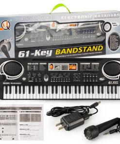 Đàn organ, đàn piano 61 phím đa năng - tặng kèm mic hát karaoke siêu cute cho bé