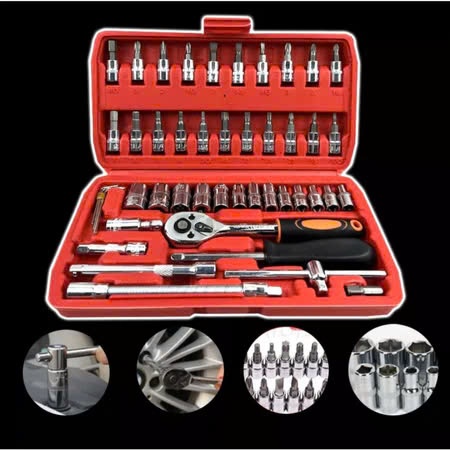 BỘ DỤNG CỤ MỞ BU LÔNG ỐC VÍT ĐA NĂNG 46 CHI TIẾT (HÀNG NHẬP KHẨU GIÁ TỐT) - Image 9