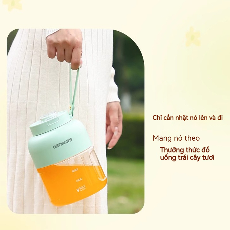 Máy Xay Sinh Tố cầm tay sạc tích điện OSTMARS, máy xay hoa quả mini - Image 12