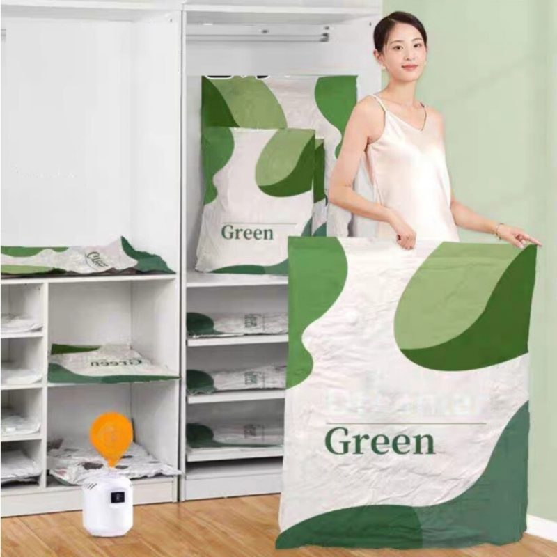 SET 6 Túi Hút Chân Không túi Bảo Quản Quần Áo Chăn Màn Lớn Kèm Bơm, Tiết Kiệm Diện Tích. - Image 21