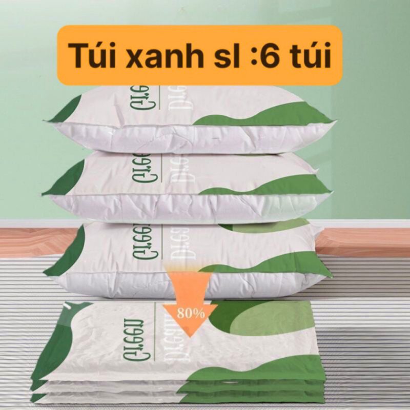 SET 6 Túi Hút Chân Không túi Bảo Quản Quần Áo Chăn Màn Lớn Kèm Bơm, Tiết Kiệm Diện Tích. - Image 23